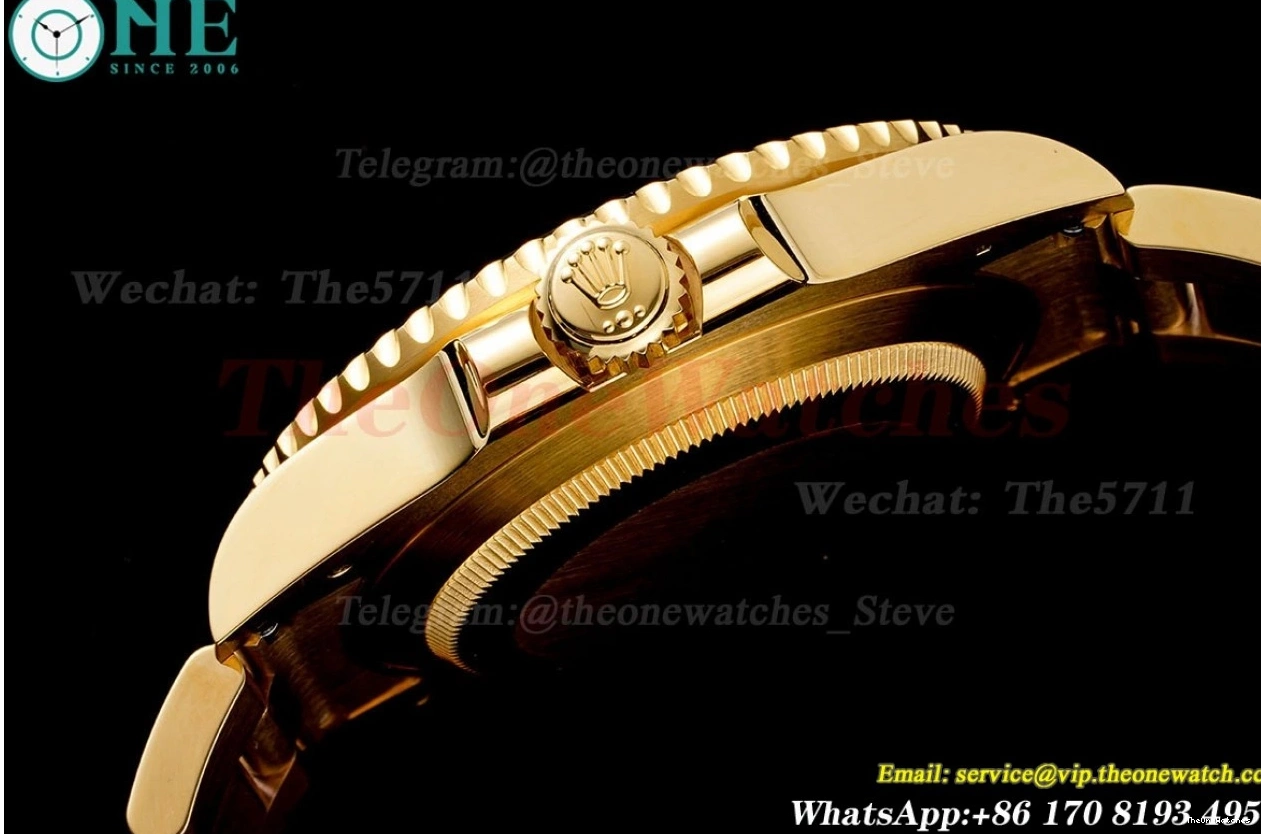 YG Dial YG Black Submariner VSF 904L VS3135 116618LN 40mm 1222